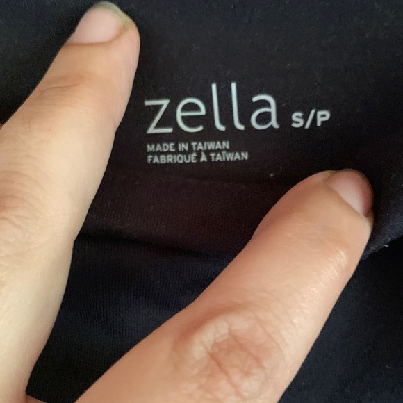 Zella Activewear Slim Fit Live-In Leggings Black Reflective Small Black - Picture 2 of 7